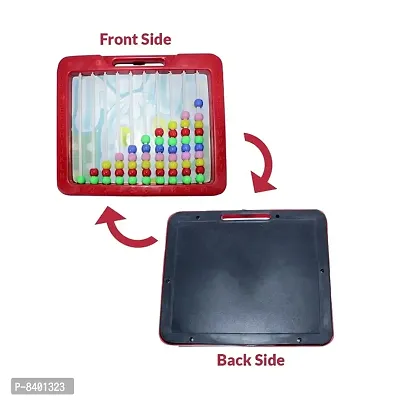 MY TOY KID 2 in 1 Write And Count Black Slate Backboard With Counting Frame For Kids.-thumb2