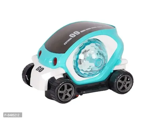 MY TOY KI 360 Degree Rotation Future Car For Kids Rotating Stunt Car Bump And Go Toy With 4d Lights, Dancing Toy, Battery Operated Toy For Kids.-thumb3