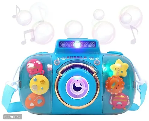 MY TOY KID Transparent Bubble Camera, Bubble Camera Toys with Music and Lights.-thumb0