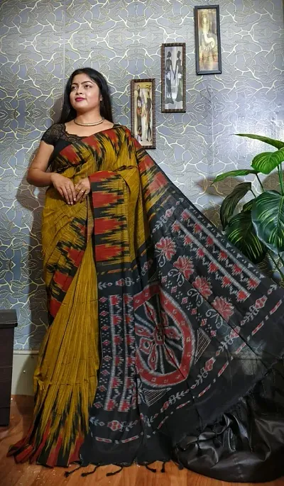 Must Have Khadi Cotton Saree with Blouse piece 