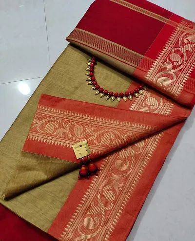 Fancy Silk Saree With Blouse Piece For Women