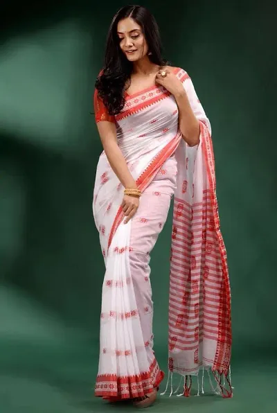 Elegant Cotton Saree with Blouse piece 