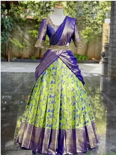 designer heavy banarasi lehenga choli at Rs.3499/Piece in surat offer by  Gujju Fashion