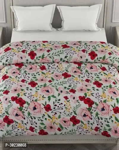 Comfortable Cotton Printed Double Size 1 Bedsheet With 2 Pillowcovers