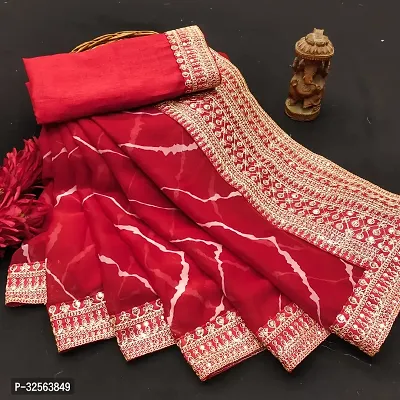 Trendy Saree with Blouse Piece for Women-thumb0