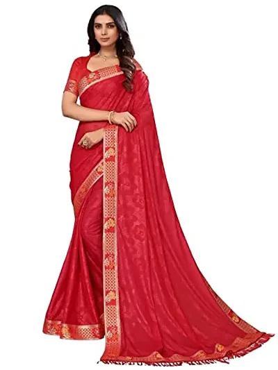 Stylish Silk Saree with Blouse piece For Women