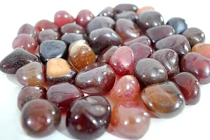 Vannef Stone Polished Glossy Decorative Onyx Pebbles Stones For Home Decor, Garden, Table Decoration And Vase Fillers (Ruby_500Gm)-thumb2