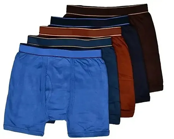 Pack of 5 - Men's stylish Long Trunk Underwear