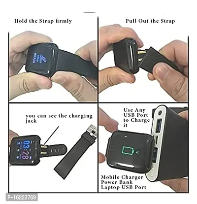 ID116 Plus Smart Bracelet Fitness Tracker Color Screen Smartwatch Heart Rate Blood Pressure Pedometer Sleep M-thumb4