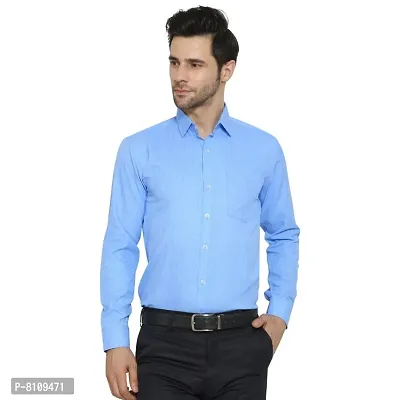 Classic Cotton Solid Formal Shirts for Men-thumb0