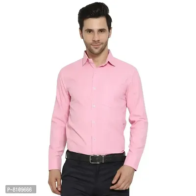 Classic Cotton Solid Formal Shirts for Men-thumb0