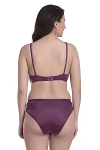 ACHIVER Decent Set Cotton Lingerie Set Purple-thumb1