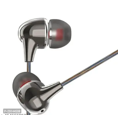 Stylish Black In-ear Wired Headphones With Microphone-thumb0