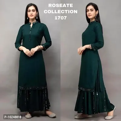 Fancy Viscose Rayon Kurta Set For Women-thumb0