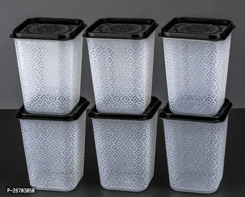 Airtight Multipurpose Container Jar Set of 6-thumb0