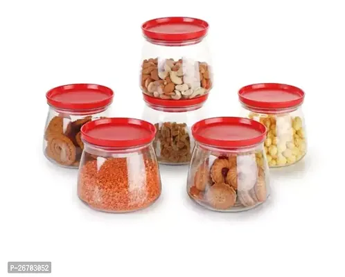 Airtight Matuki Design Unbreakable Kitchen Storage Container Set PACK OF 6-thumb0