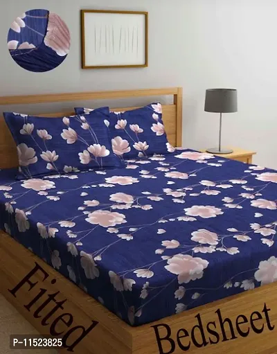 Beautiful Crystal fitted Bedsheet-thumb0