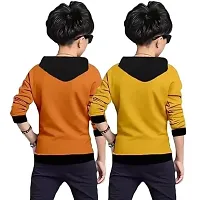 Stylish Multicoloured Cotton Blend T-Shirt For Boy Pack Of 2-thumb1