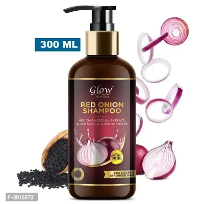 Glow Skin Care Onion Shampoo For Hair Growth And Hair Fall Control 300 Ml-thumb0