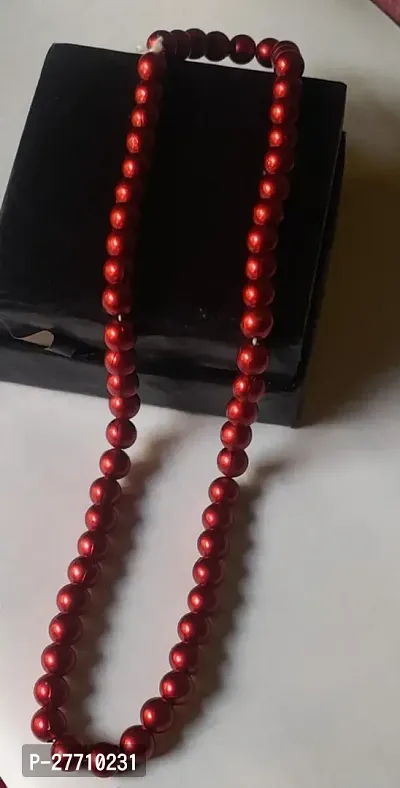 Fancy Red beads Mala-thumb0