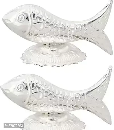 RAMANSH POOJAN SAMAGRI KENDERA Decorative Showpiece - 18 cm  (Silver, Silver)-thumb0