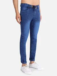 Stylish Fancy Denim Blue Mid-Rise Jeans For Men-thumb1