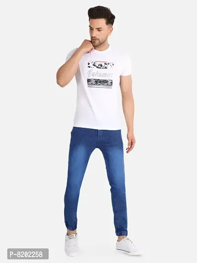 Stylish Fancy Denim Blue Mid-Rise Jeans For Men-thumb4