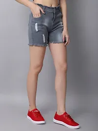 Trendy Grey Coloured Short  For Women-thumb2