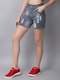 Trendy Grey Coloured Short  For Women-thumb1