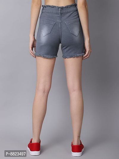 Trendy Grey Coloured Short  For Women-thumb4