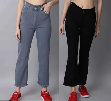 Women Trendy Denim Casual wear Jeans Combo of 2