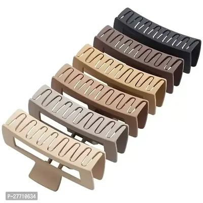 Designer Multicoloured Plastic Clips For Women Pack of 6