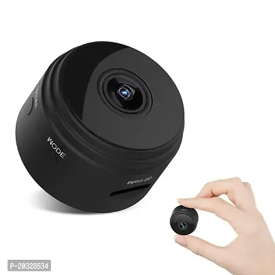 Mini Wireless WiFi Security Camera | HD 1080p Indoor Video Recorder with Low Light Vision | Portable  Magnetic | Home, Office, and Baby Monitor-thumb0