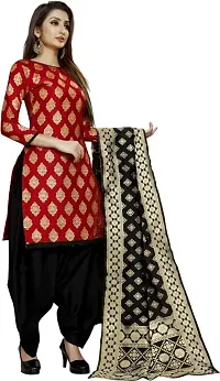 Latest Beautiful Jacquard Dress Material with Dupatta-thumb1