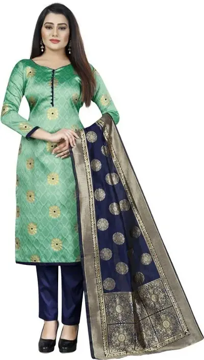 Latest Beautiful Jacquard Dress Material with Dupatta