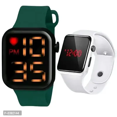 Classy Rubber Digital Smart Watches for Unisex-thumb0