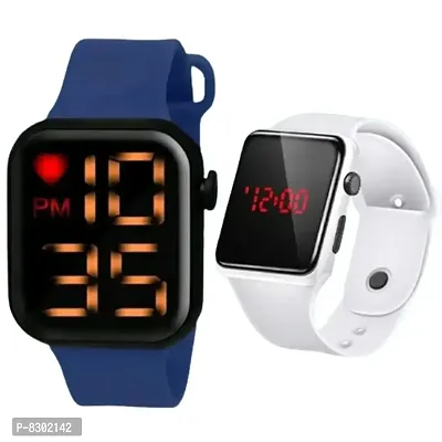 Classy Rubber Digital Smart Watches for Unisex-thumb0