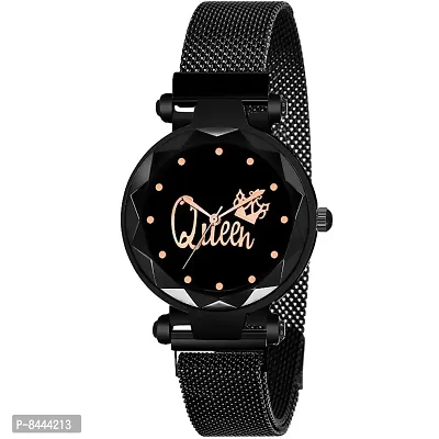 Stylish Black Watches For Women