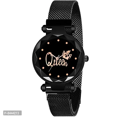 Stylish Black Watches For Women-thumb0