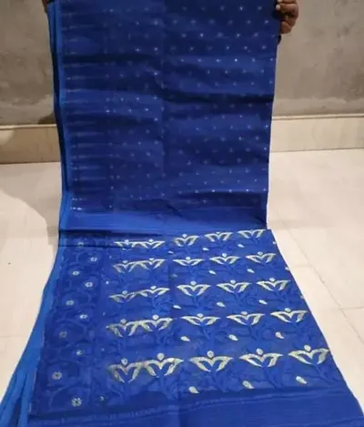 Attractive Cotton Silk Saree without Blouse piece 