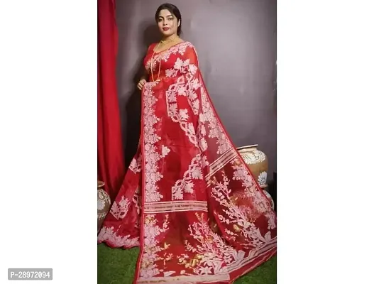 Beautiful Multicoloured Cotton Silk Printed Saree Without Blouse Piece For Women