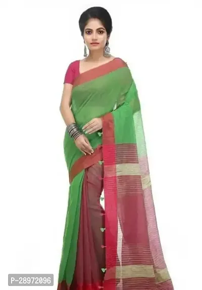 Beautiful Multicoloured Cotton Silk Printed Saree Without Blouse Piece For Women-thumb0