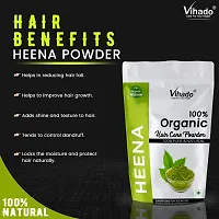 Vihado Organic Herbal Henna Powder 500g (Pack of 1)-thumb2