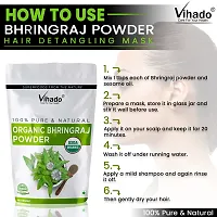 Vihado Natural Bhringraj Powder for hair growth and conditioning - 50g (Pack of 1)-thumb3