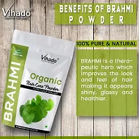 Vihado Organic Herbal Brahmi Powder 100% Natural -50g (Pack of 1)-thumb1