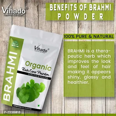 Vihado Organic Herbal Brahmi Powder 100% Natural -50g (Pack of 1)-thumb2