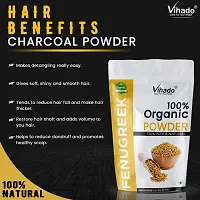 Vihado Organic 100% Herbal Fenugreek Powder (Methi Powder) - 50g (Pack of 1)-thumb2