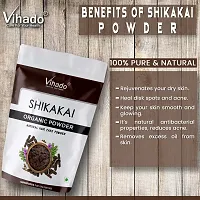 Vihado Pro Premium Shikakai powder for hair growth 250g (Pack of 1)-thumb1