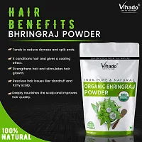 Vihado Natural Bhringraj Powder for hair growth and conditioning - 50g (Pack of 1)-thumb2