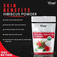 Vihado Hibiscus Powder for DIY Hair Growth  Color 500g (Pack of 1)-thumb3